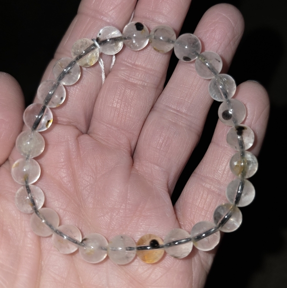 8mm Herkimer Diamond Bracelet - Picture 15 of 15